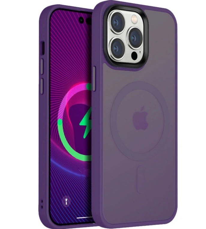 Innocent Dual Armor Pro Magnetické púzdro iPhone 14 - Hlboko Fialová