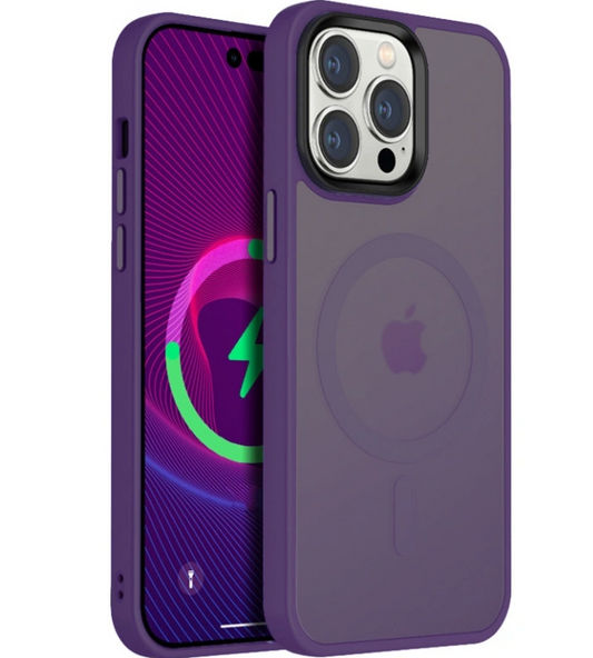 Innocent Dual Armor Pro Magnetické púzdro iPhone 14 - Hlboko Fialová
