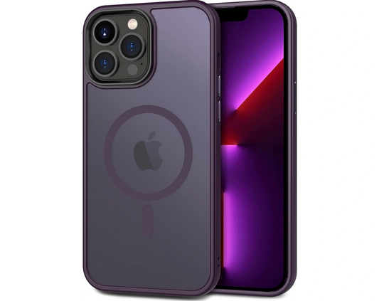 Innocent Dual Armor Pro Magnetické púzdro pre iPhone 15 Pro Max - Hlboko Fialová
