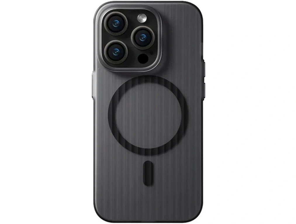 Innocent Suit Magnetické púzdro pre iPhone 15 Pro - Lesklá čierna