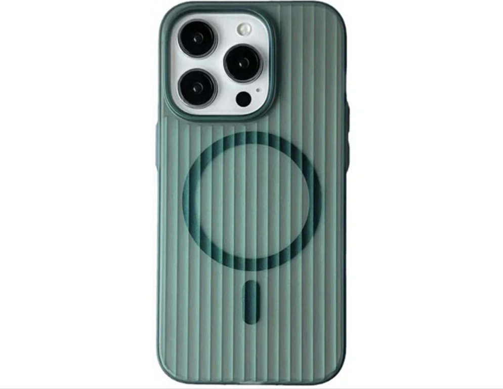 Innocent Suit Magnetické púzdro pre iPhone 15 - Matná zelená