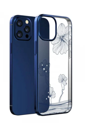 DEVIA Crystal Flora for iPhone 12/12 Pro Blue