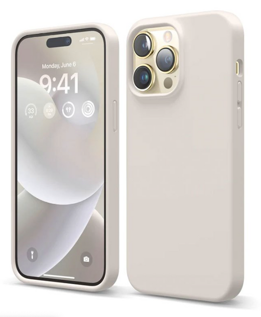 Elago Soft Silicone Case for iPhone 14 Plus Stone