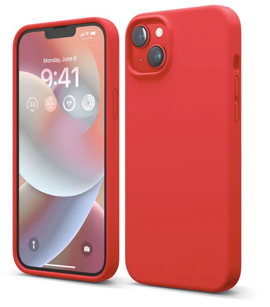Elago Soft Silicone Case for iPhone 13 Red