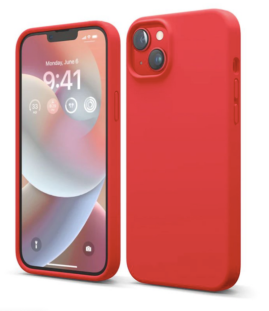 Elago Soft Silicone Case for iPhone 14 Plus Red
