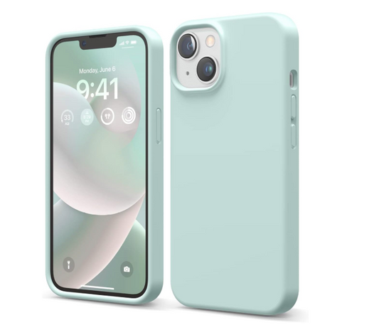 Elago Soft Silicone Case for iPhone 14 Mint