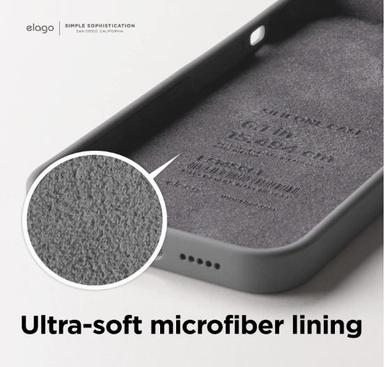 Elago Soft Silicone Case for iPhone 14 Plus Dark Grey