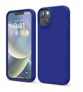 Elago Soft Silicone Case for iPhone 14 Cobalt Blue