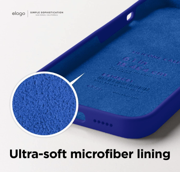Elago Soft Silicone Case for iPhone 14 Cobalt Blue