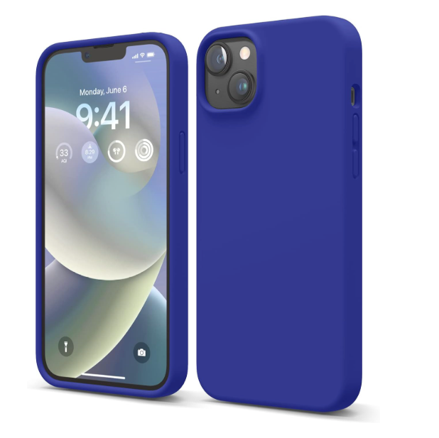 Elago Soft Silicone Case for iPhone 14 Plus Cobalt Blue