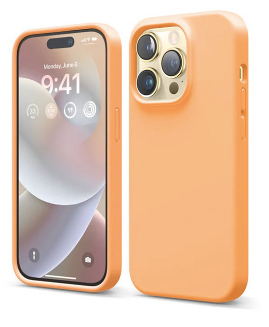 Elago Soft Silicone Case for iPhone 14 Pro Orange