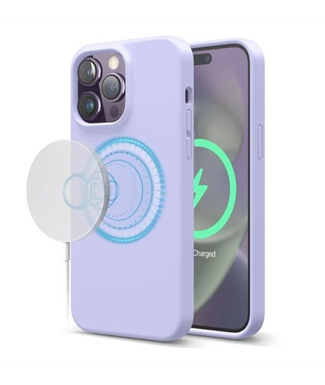 Elago Magsafe Silicone Case for iPhone 14 Plus Purple