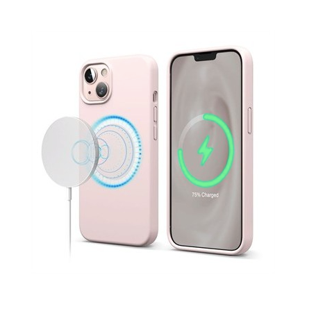 Elago Premium Silicone Case with MagSafe iPhone 13 Lovely Pink
