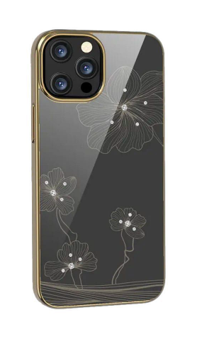 Devia Crystal Flora for iPhone 13 Gold