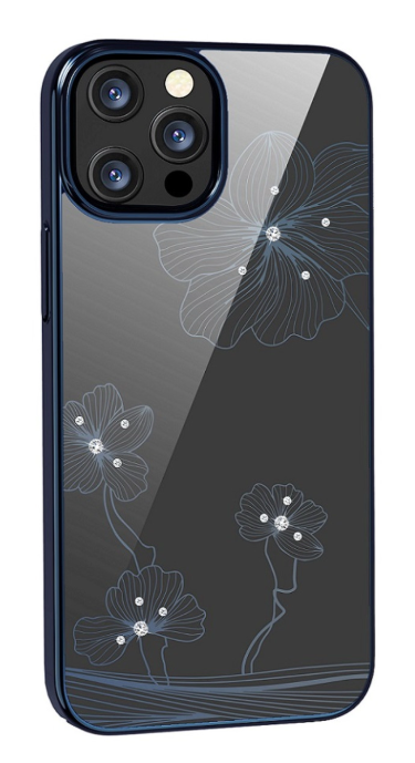 Devia Crystal Flora for iPhone 13 Navy Blue