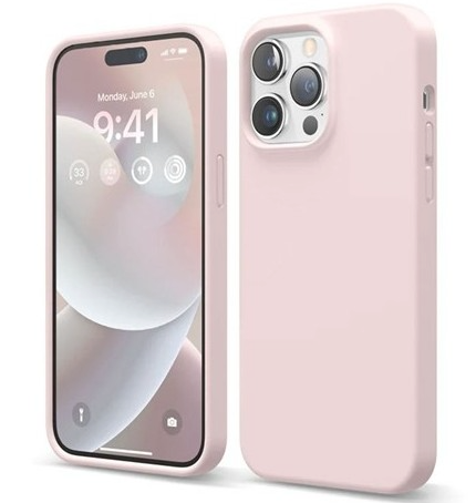 Elago Soft Silicone Case for iPhone 14 Pro Max Lovely Pink