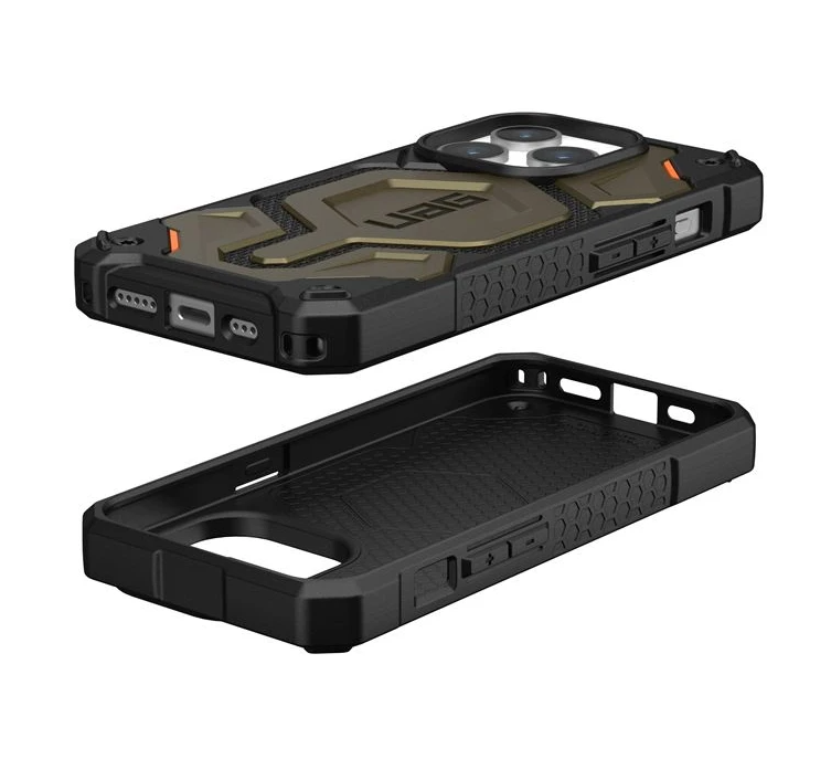 UAG Monarch Pro MagSafe, kevlar element green - iPhone 15 Pro