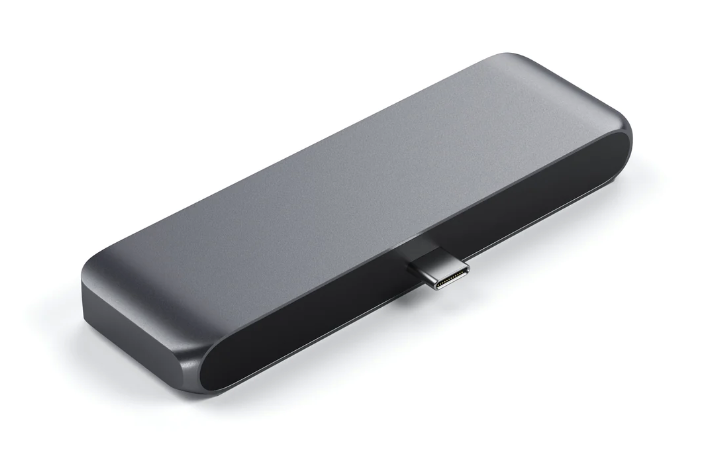 Satechi USB-C Mobile Pro HUB SD (1x USB-C PD,1x 4K HDMI,1x USB 3.0, MicroSD, 3.5mm audio) - Grey