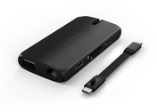 Satechi USB-C On-the-go Multiport adapter (1xHDMI, 1xVGA, 1x USB-C PD, 1xGigabit Ethernet, 2x USB-A, 1xUSB-C, Micro/SD) - Black