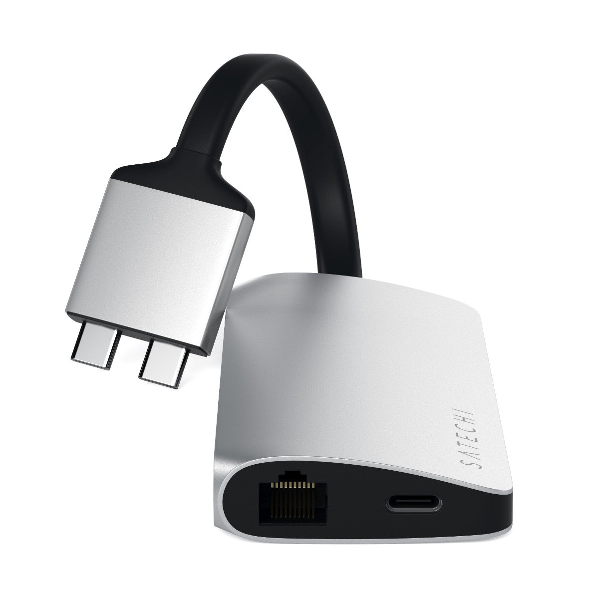 Satechi TYPE-C Dual Multimedia Adapter - Silver
