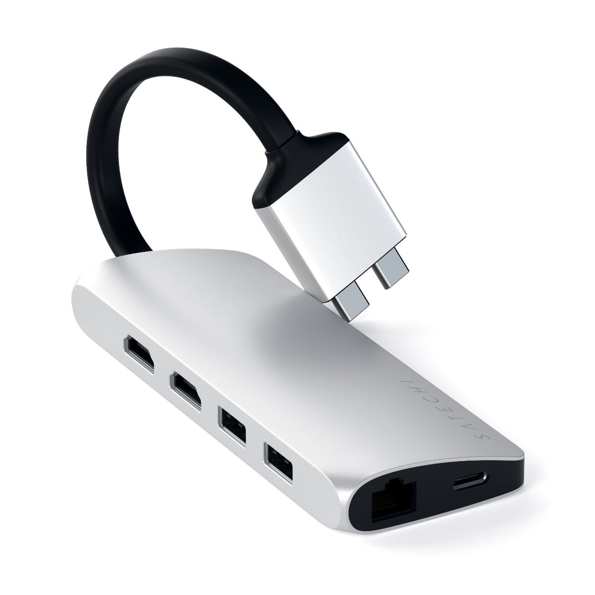 Satechi TYPE-C Dual Multimedia Adapter - Silver