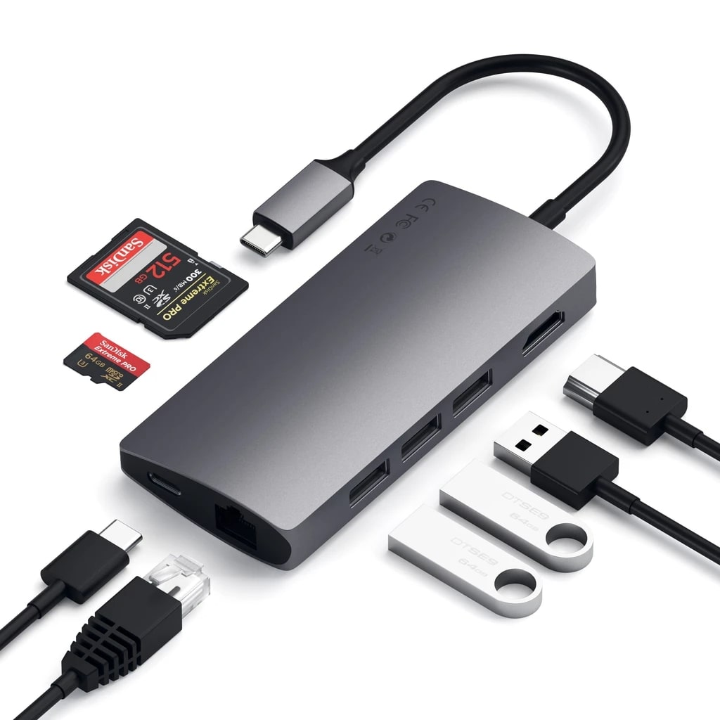 SATECHI Multi Port 4K Adap V2 Space Gray