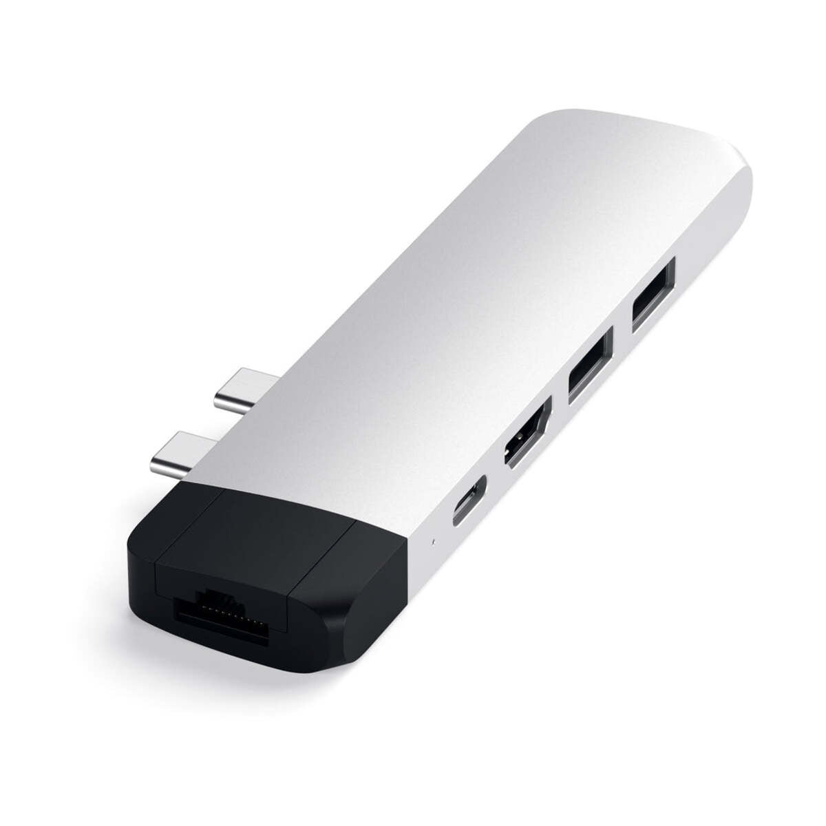 Satechi Type-C Pro Hub Adaptér s Ethernetom - Silver