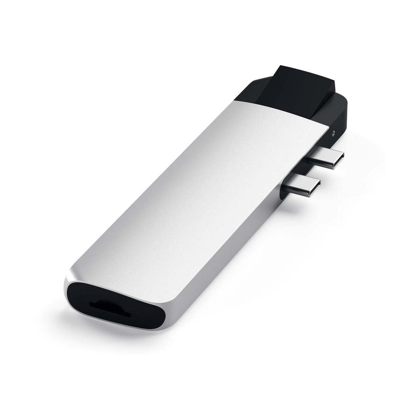 Satechi Type-C Pro Hub Adaptér s Ethernetom - Silver