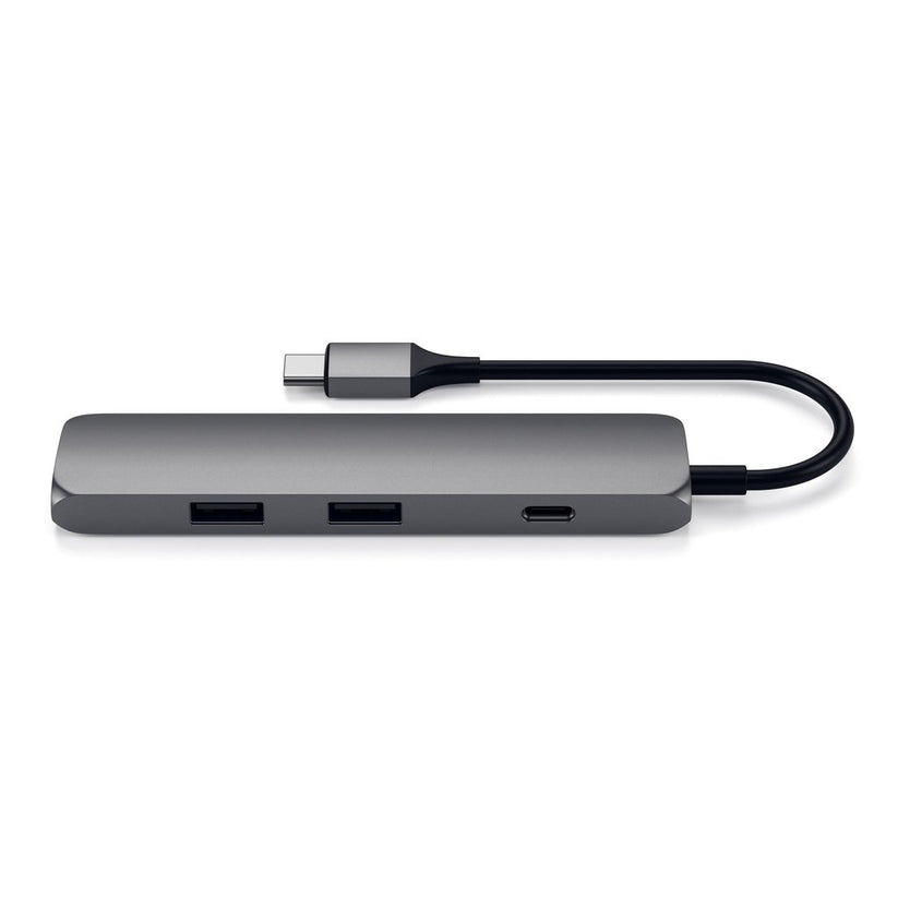 Satechi Slim, USB-C Hub adaptér - vesmírne šedý
