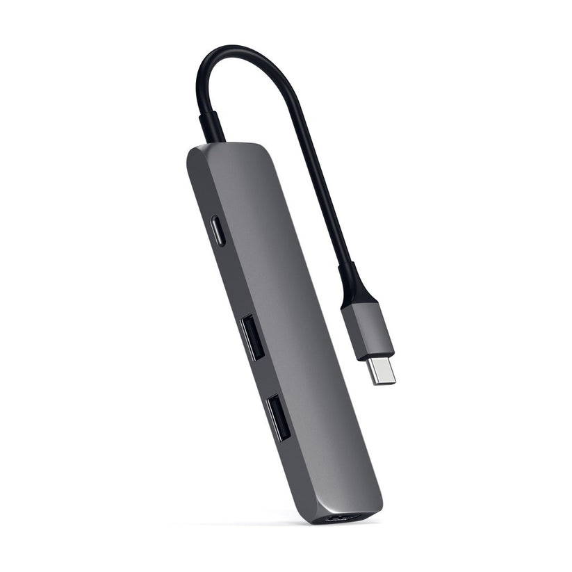 Satechi Slim, USB-C Hub adaptér - vesmírne šedý