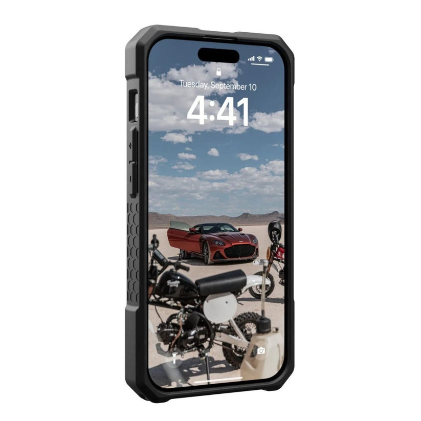 UAG Monarch Pro MagSafe, kevlar black - iPhone 15 Pro Max