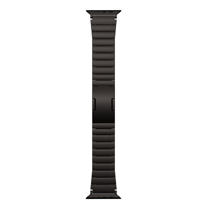 UNUM titánový remienok pre Apple Watch SE/Series 1-9 (42/44/45mm)/10 (46mm)/Ultra (49mm) - čierny