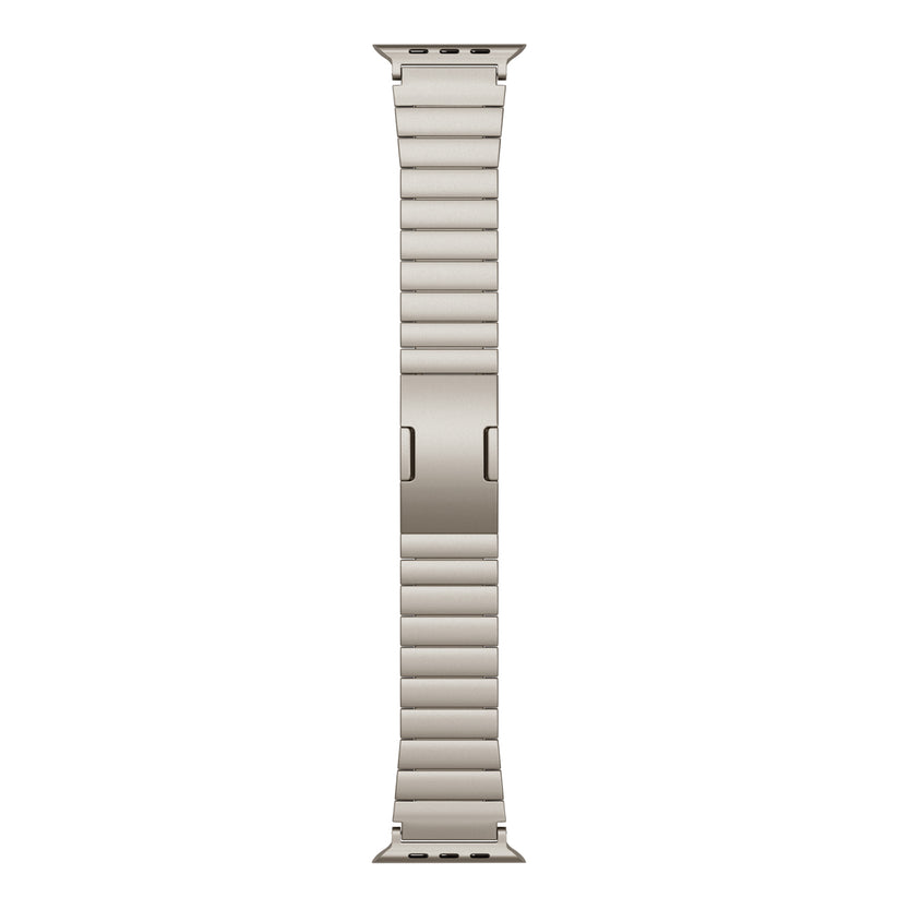 UNUM titánový remienok pre Apple Watch SE/Series 1-9 (42/44/45mm)/10 (46mm)/Ultra (49mm) - prírodný titán