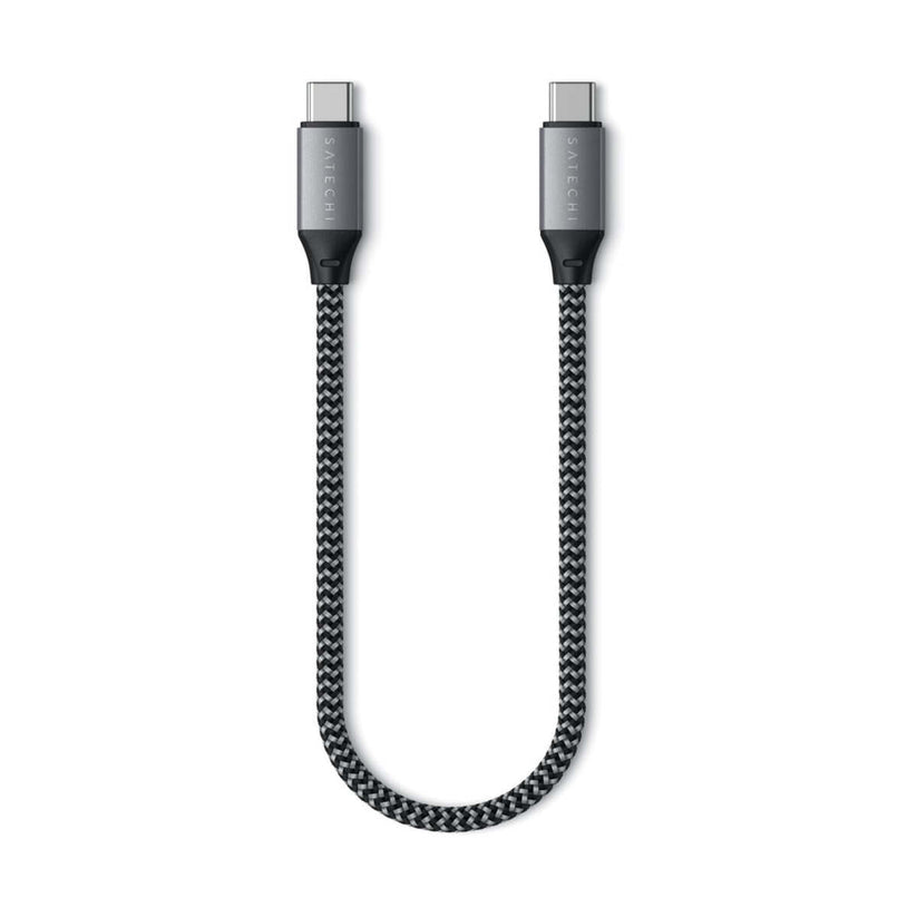 Satechi USB-C to USB-C Short Cable - 25cm - Space Gray