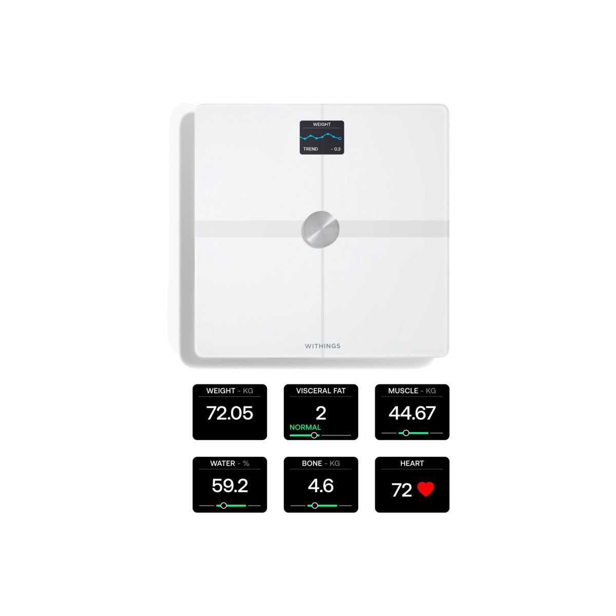 Smart Wi-Fi váha Withings Body Smart Advanced Body Composition - biela
