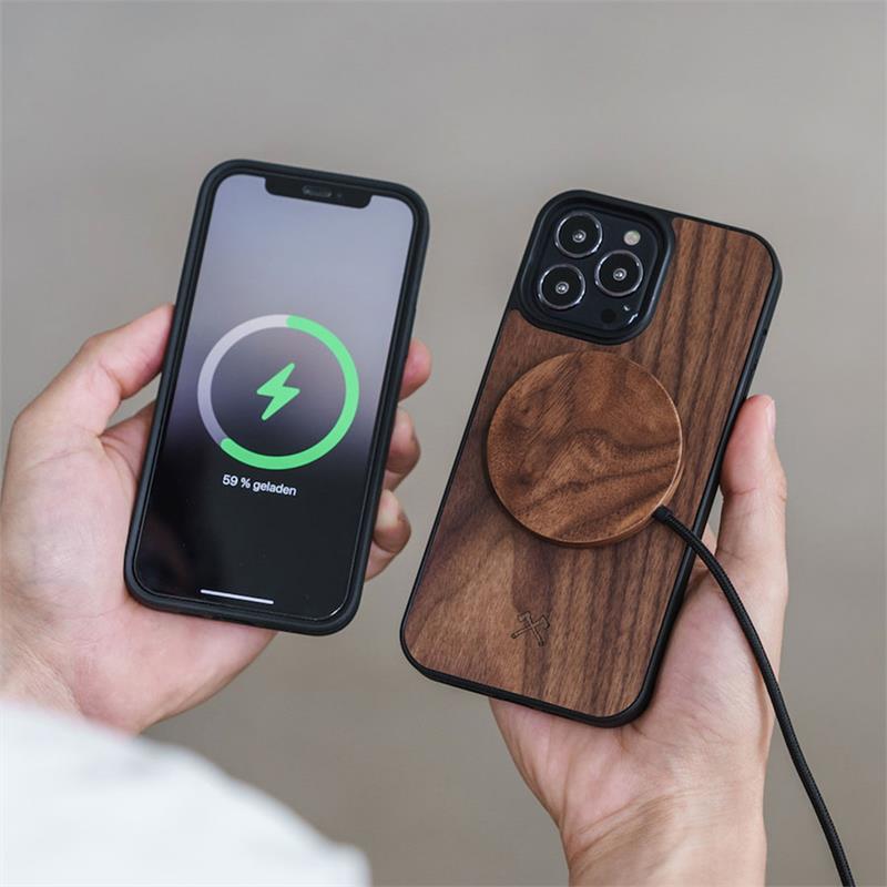 Woodcessories Bumper Case iPhone 14 Pro Max - Walnut