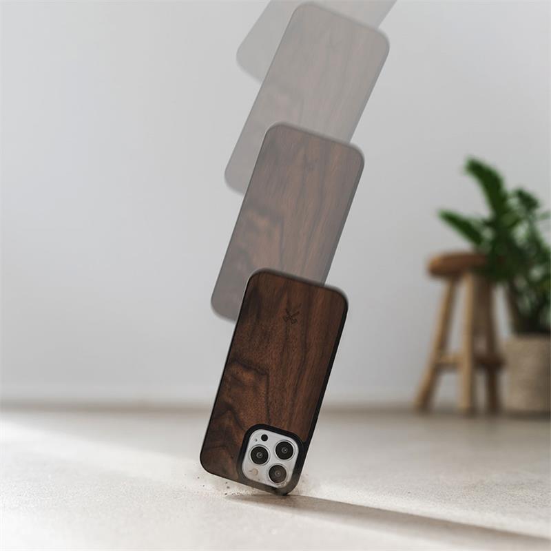 Woodcessories Bumper Case iPhone 14 Pro Max - Walnut