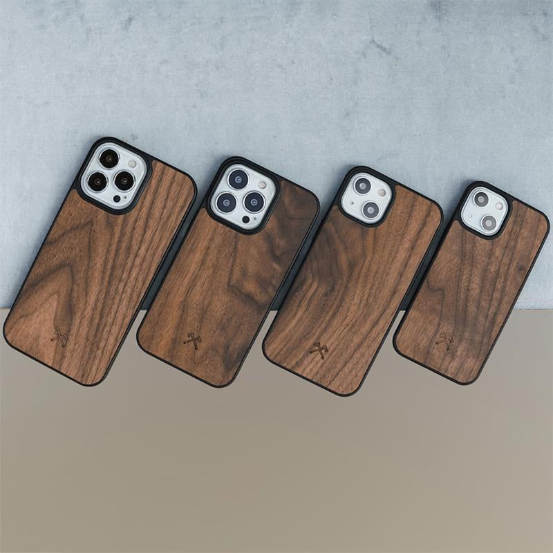 Woodcessories Bumper Case iPhone 14 Pro Max - Walnut