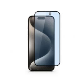 Ochranné sklo s ochranou proti modrému svetlu pre iPhone 15 iSTYLE COMFORT SK 3D+ ANTI-BLUE LIGHT GLASS