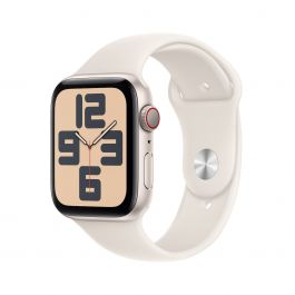 Apple Watch SE GPS + Cellular 40mm Hviezdne biele hliníkové puzdro s Hviezdne bielym Športovým remienkom - S/M