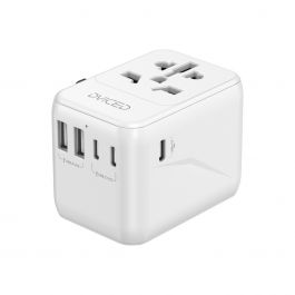Dviced Univerzálny cestovný adaptér 28W - biela