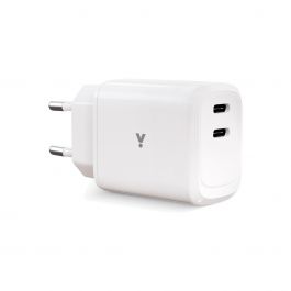 iStyle DOUBLE USB-C 45W CHARGER - Biela