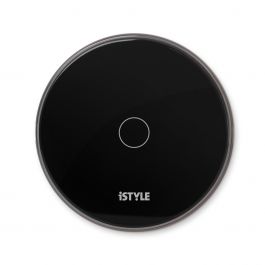 iSTYLE WIRELESS CHARGER 15W - black (s adaptérom)