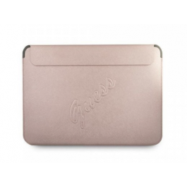 Guess Sleeve Saffiano Script for MacBook 13"-14" Pink