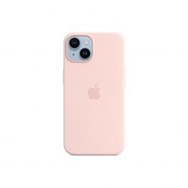 Apple iPhone 14 Silicone Case s MagSafe - Chalk Pink