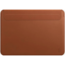 Innocent WiWU PU Leather Slim Skin Pro Sleeve for MacBook 14 MagSafe - Brown