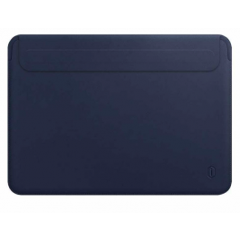 Innocent WiWU PU Leather Slim Skin Pro Sleeve for MacBook 14 MagSafe - Navy Blue
