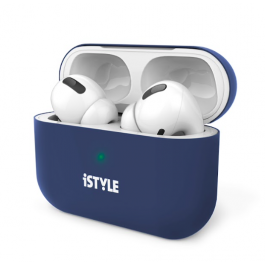 iStyle Silicone Cover Airpods 3 - tmavo modrá