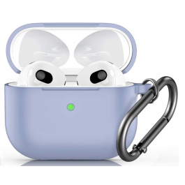 Innocent California Silicone AirPods 3 Case with Carabiner - Lavender