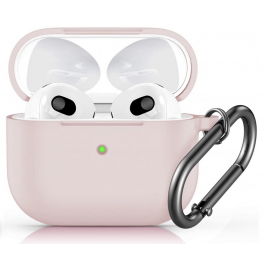 Innocent California Silicone AirPods 3 Case with Carabiner - Pink Sand